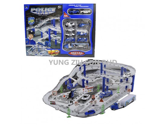 CM557-30#POLICE CAR TRACK(72PCS)